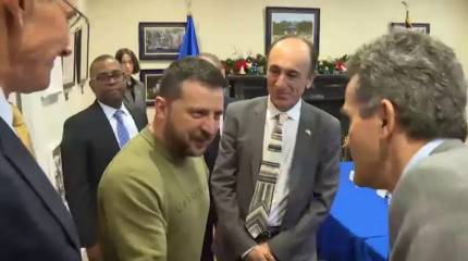 Выступивший в Национальном университете обороны США Зеленский раскритиковал Конгресс и потребовал больше оружия