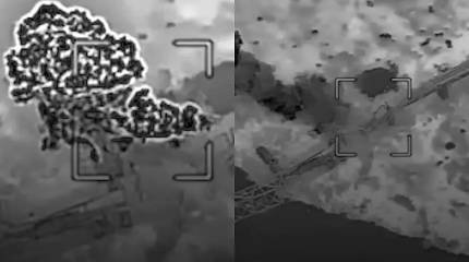 Противник заявляет о применении в Херсонской области нового боеприпаса массой более 100 килограммов