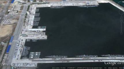 Военные объекты Республики Корея на спутниковых снимках Google earth