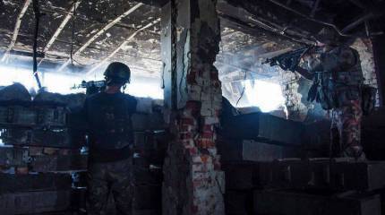 Наблюдатели насчитали за сутки более сотни взрывов близ Донецка