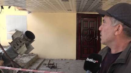 «Странная конфигурация»: В сети идут споры относительно сюжета бакинского телеканала о попавшей в дом ракете