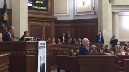 Киевская миссия Ривлина: Речь перед бандеровцами о преступлениях бандеровцев