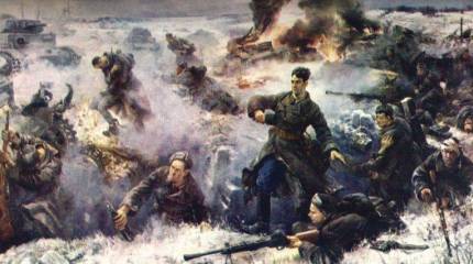 Пора в окопы. К бойцам генерала Панфилова