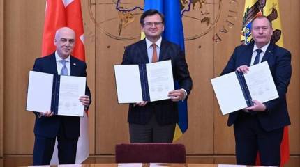 «Ассоциированное трио»: Украина, Грузия и Молдова договорились вместе стремиться в ЕС