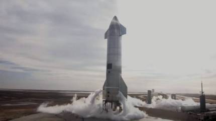 «Приземлился целым и невредимым»: Прототип космического корабля Starship взорвался после посадки