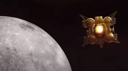 Российская автоматическая станция «Луна-25» сегодня должна выйти на окололунную орбиту высотой 100 км