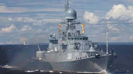 Российские военные корабли начали сопровождать танкеры в водах Финского залива