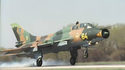 Воздушные силы ВСУ подняли в воздух советский истребитель-бомбардировщик Су-17