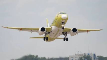 Импортозамещённый самолёт SJ-100 совершил первый длительный полёт на двигателях ПД-8