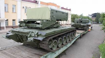 Минобороны получило партию модернизированных тяжёлых огнемётных систем ТОС-1А «Солнцепёк»