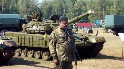 Порошенко побывал на полигоне Нацгвардии
