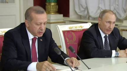 СМИ: Эрдоган предложил Путину поделить нефть Сирии