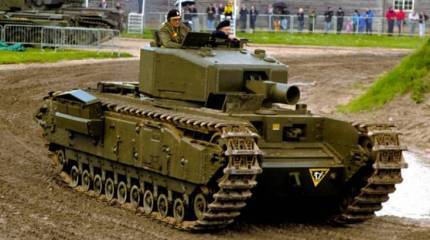 Инженерный танк Churchill AVRE (Канада-Великобритания)