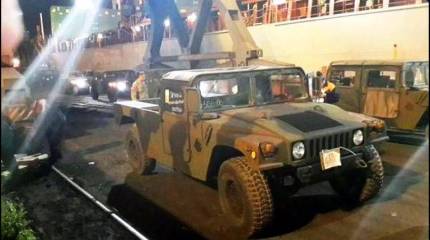 Американская помощь в виде ста подержанных «хамви» доставлена в Одессу
