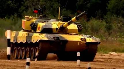 Китай модернизирует танк Type 96B для танкового биатлона