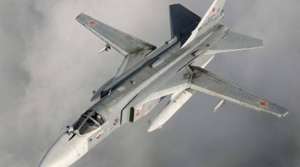 Су-24М отработали «афганскую посадку» на аэродроме под Оренбургом