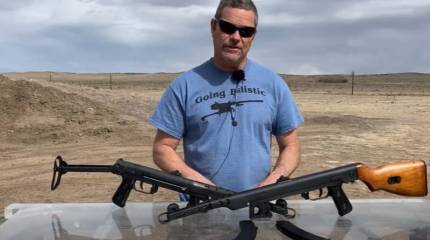 Американцы тестируют советский пистолет-пулемёт Судаева