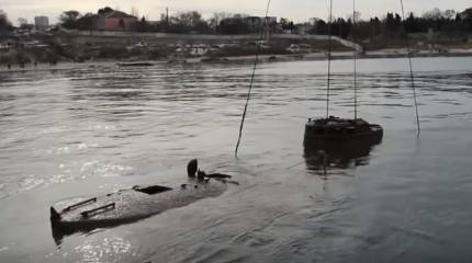 На Чёрном море подняли со дна торпедный катер, погибший во время ВОВ