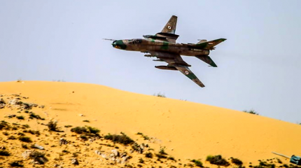 Боевики засняли, как сирийский Су-22 ушёл от ракеты ПЗРК