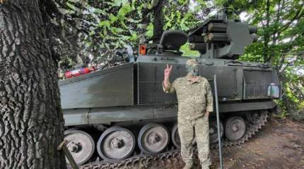 На Украине показали поставленные британцами ЗРК Starstreak на базе бронетранспортера Stormer