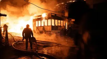 Un ataque nocturno paralizó por completo la potente central termoeléctrica de Kryvyi Rih.