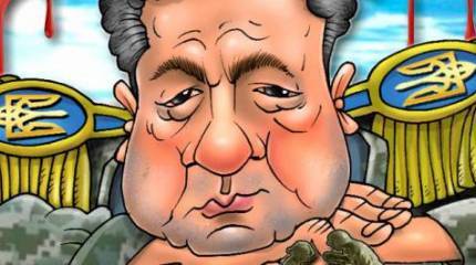 Украинские каратели убивают, Порошенко горюет по Алеппо