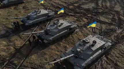 Врио главы Запорожской области Балицкий сообщил о поражении второго британского танка Challenger 2