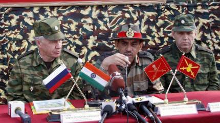 Индия и Россия впервые проведут совместные учения на российской территории
