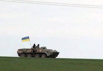 В Луганск выдвинулась украинская военная техника