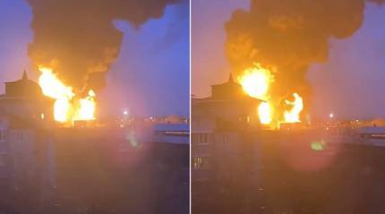 Белгородский губернатор: Нефтебазу обстреляли летевшие на малой высоте украинские вертолёты