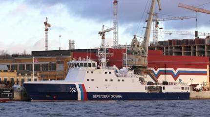 Погранслужба РФ получила патрульный корабль «Камчатка»