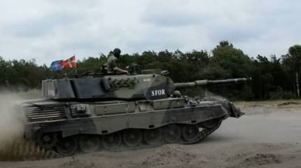 На вооружении ВСУ замечены датские танки Leopard 1A5