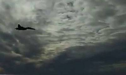 Российский Су-27 продемонстрировал проблемы ВМСУ с "закрытием" зоны учений