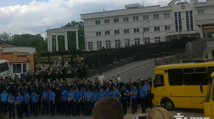 Задержания у стен российского консульства в Одессе