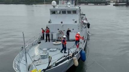 Списанный в США патрульный катер для ВМС Украины назвали в честь прапорщика ВСУ