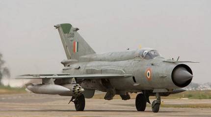 Индийские ВВС потеряли ещё один истребитель МиГ-21