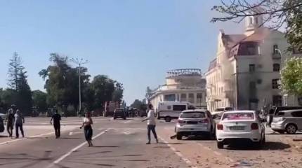 Украинские СМИ: В Драмтеатре Чернигова во время ракетного удара проходила выставка производителей БПЛА