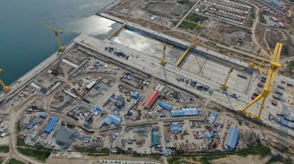 Сухой док судостроительного комплекса «Звезда» введён в эксплуатацию