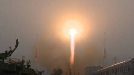 Ракета-носитель «Союз-2.1а» с грузовым кораблём стартовала с космодрома Байконур