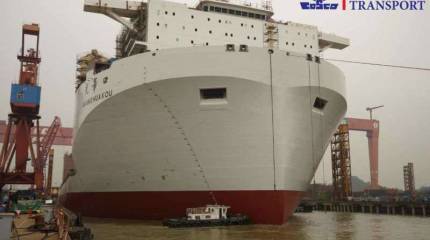 В Китае спущен на воду корабль снабжения