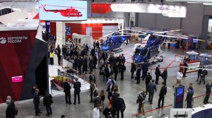 Exposición HeliRussia-2016 celebrada en Moscú