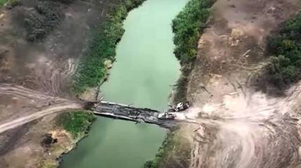 Российские войска уничтожили десятки украинских морских пехотинцев при попытке переправиться через реку Ингулец