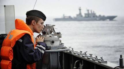 Фрегат «Адмирал Горшков» продолжил испытания в Балтийском море