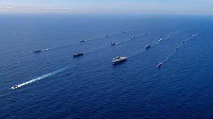 Британская авианосная группа во главе с HMS Queen Elizabeth вошла в Средиземное море