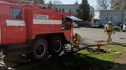 В Ставрополе потушили пожар в штабе 49-й общевойсковой армии Южного военного округа