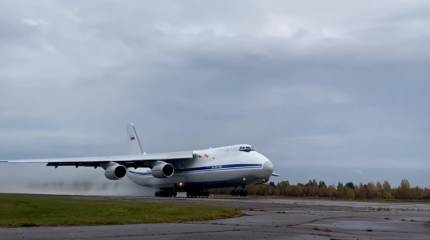 Экипаж Ан-124 «Руслан» ВТА ВКС РФ отработал полет с одним «отказывающим» двигателем