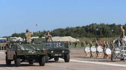 В Киеве прошла репетиция военного парада к Дню независимости Украины