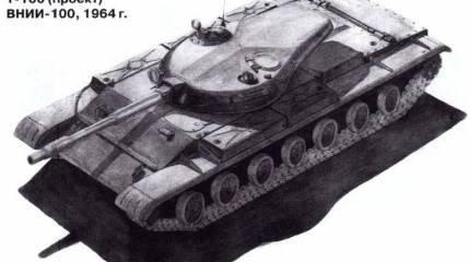 Проект легкого танка со 100-мм орудием. «Изделие 64992»