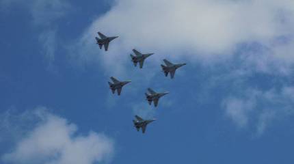 Авиационный праздник посвящённый 80-летнему юбилею Комсомольского-на-Амуре авиационного завода