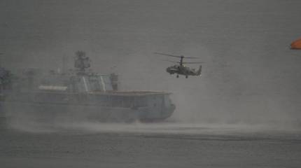 Корабельные испытания Ка-52 в Североморске